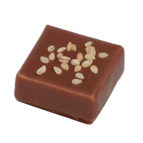 Image chocolat Praline cacahuetes decor sesame 3